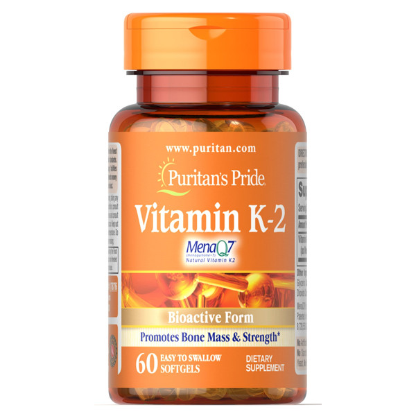 

Витамины Puritan's Pride Vitamin K-2 (MenaQ7) 50 мкг 60 капсул
