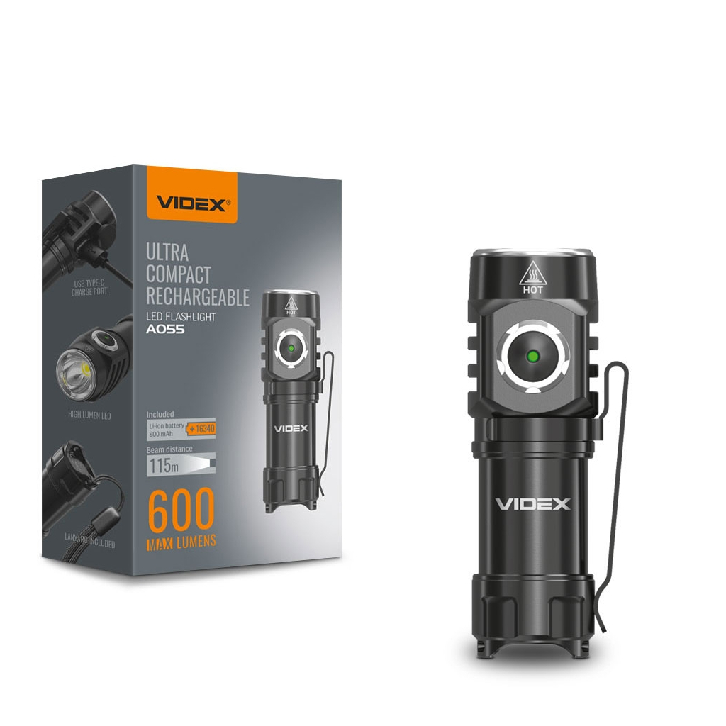 

Фонарь Videx 600Lm 5700K (VLF-A055)