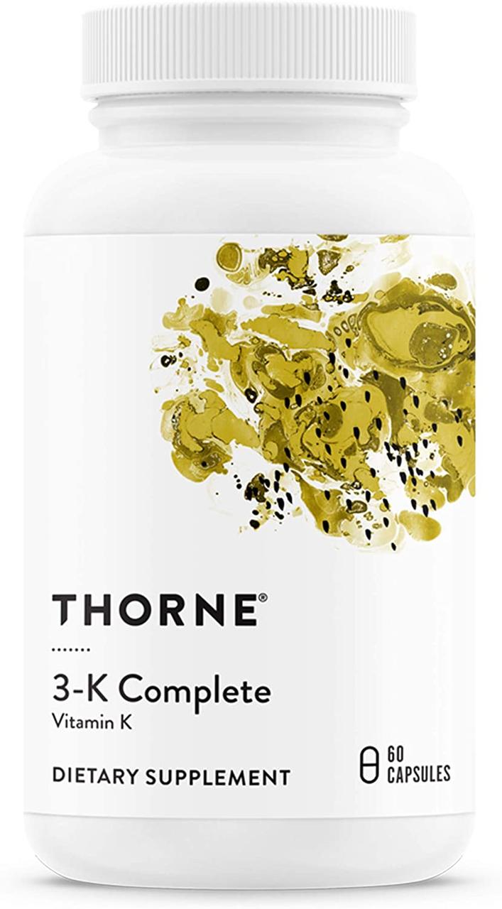 

БАД Thorne Research Vitamin 3-K Complete / Витамины K 60 капсул