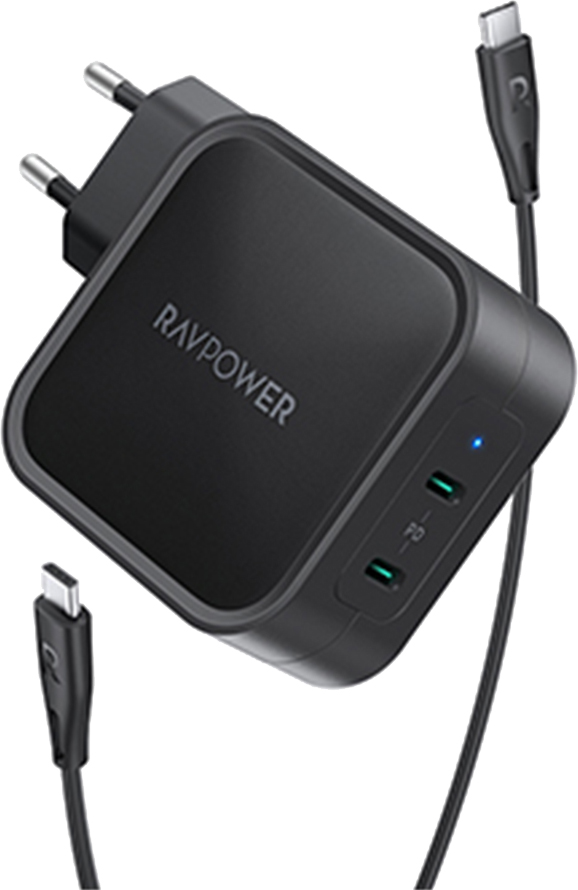 

Зарядное устройство RAVPower PD Pioneer 90W 2-Port Black (RP-PC128)
