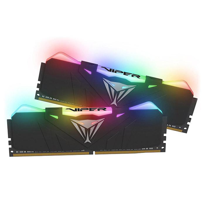 

Модуль памяти PATRIOT Viper RGB Black DDR4 3600MHz 16GB Kit 2x8GB (PVR416G360C8K)