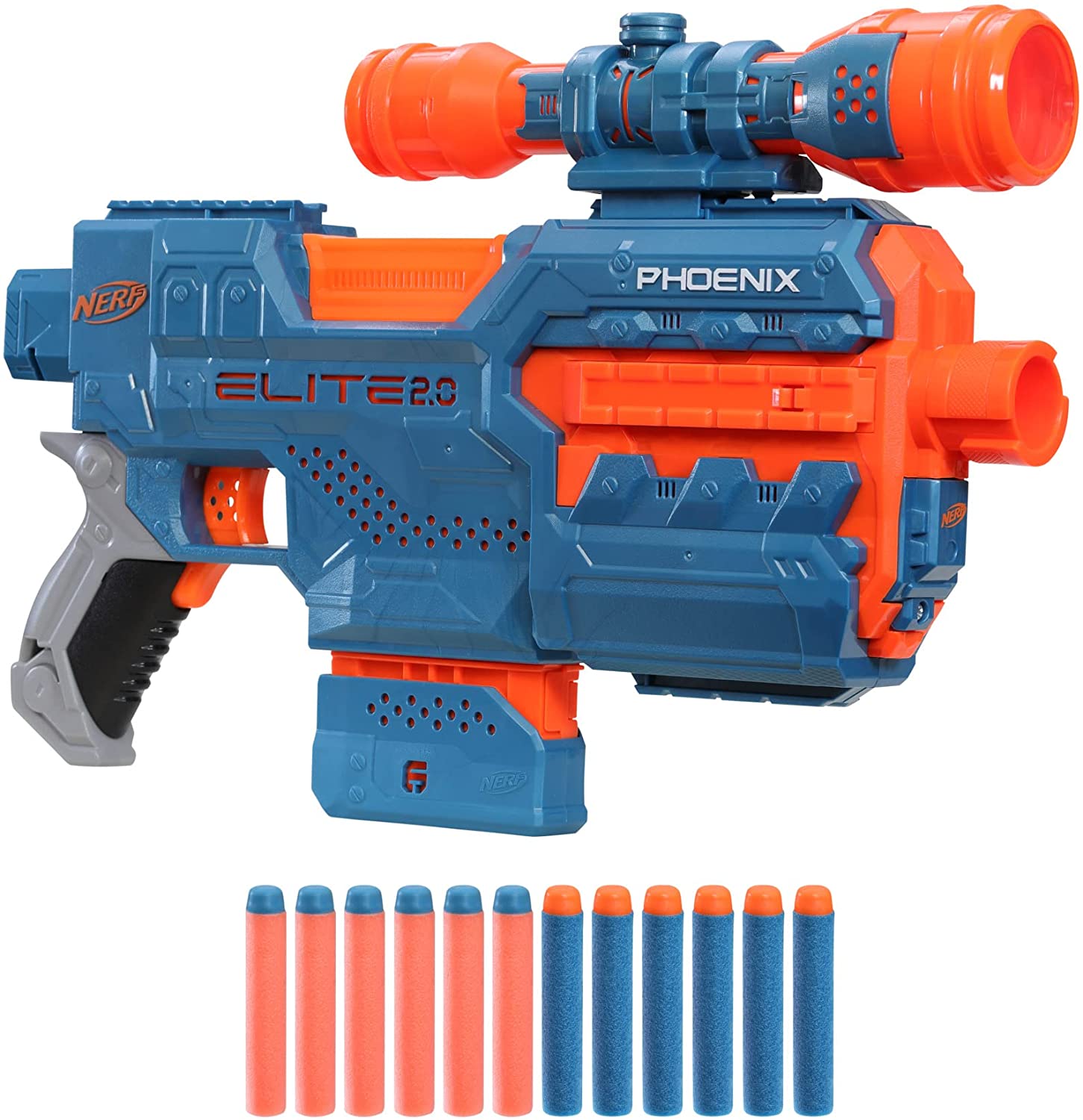 

Бластер Нерф Элит 2 Феникс Nerf Elite 2.0 Phoenix CS-6 Motorized Blaster Hasbro (E9961)
