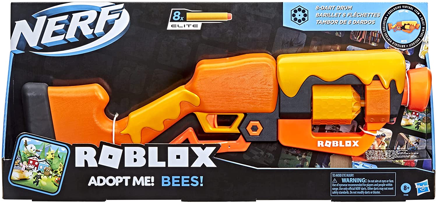 Бластер NERF ROBLOX ADOPT ME: BEES – фото, отзывы, характеристики в  интернет-магазине ROZETKA от продавца: Zaika | Купить в Украине: Киеве,  Харькове, Днепре, Одессе, Запорожье, Львове