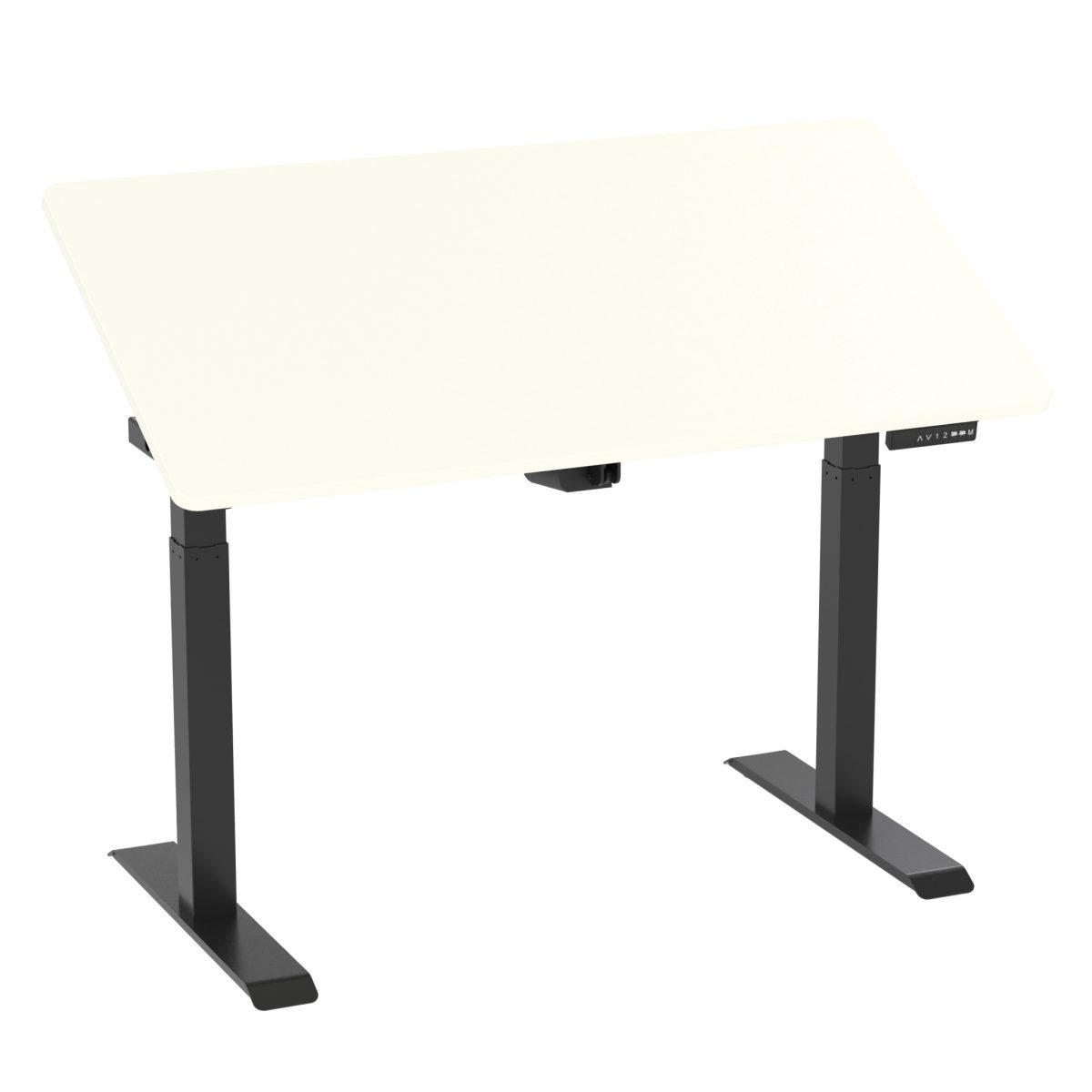 

Электро-стол Monotable Tilt c регулировкой наклона ( столешница белая, основа черная)