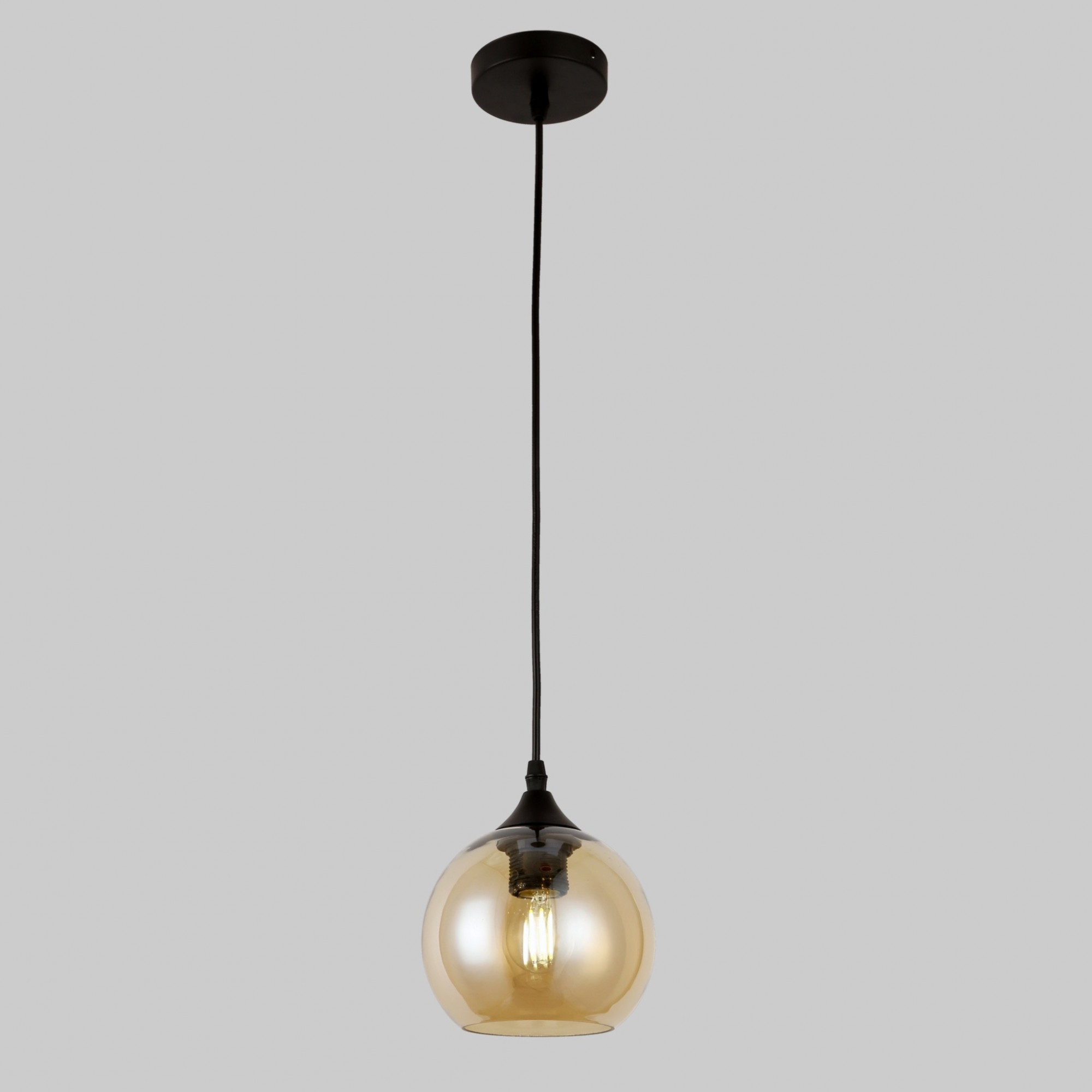 

Люстра LEVISTELLA Glass Sphere подвесная кофейная 15 см