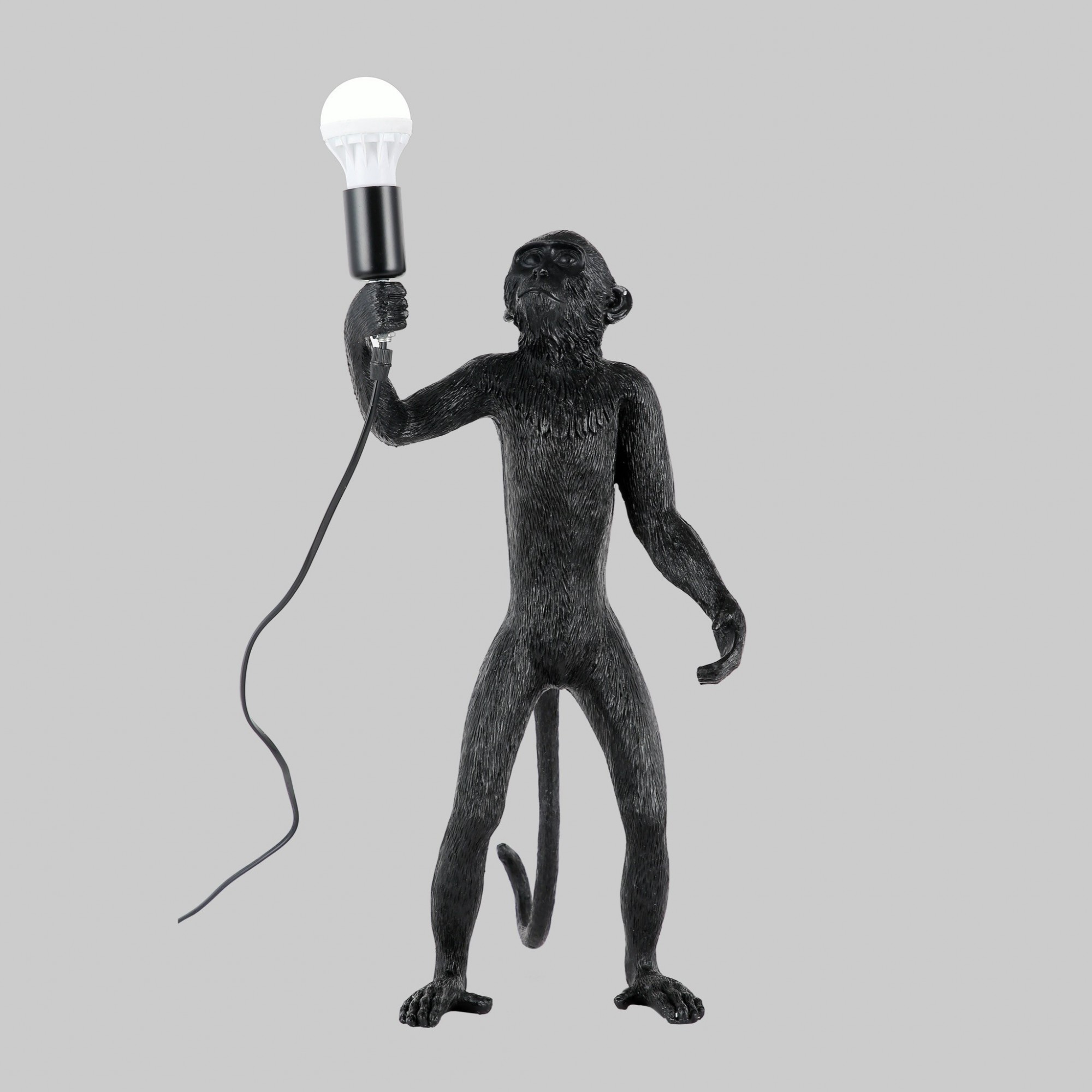 

Лампа настольная LEVISTELLA Monkey черная в виде стоячей обезьянки