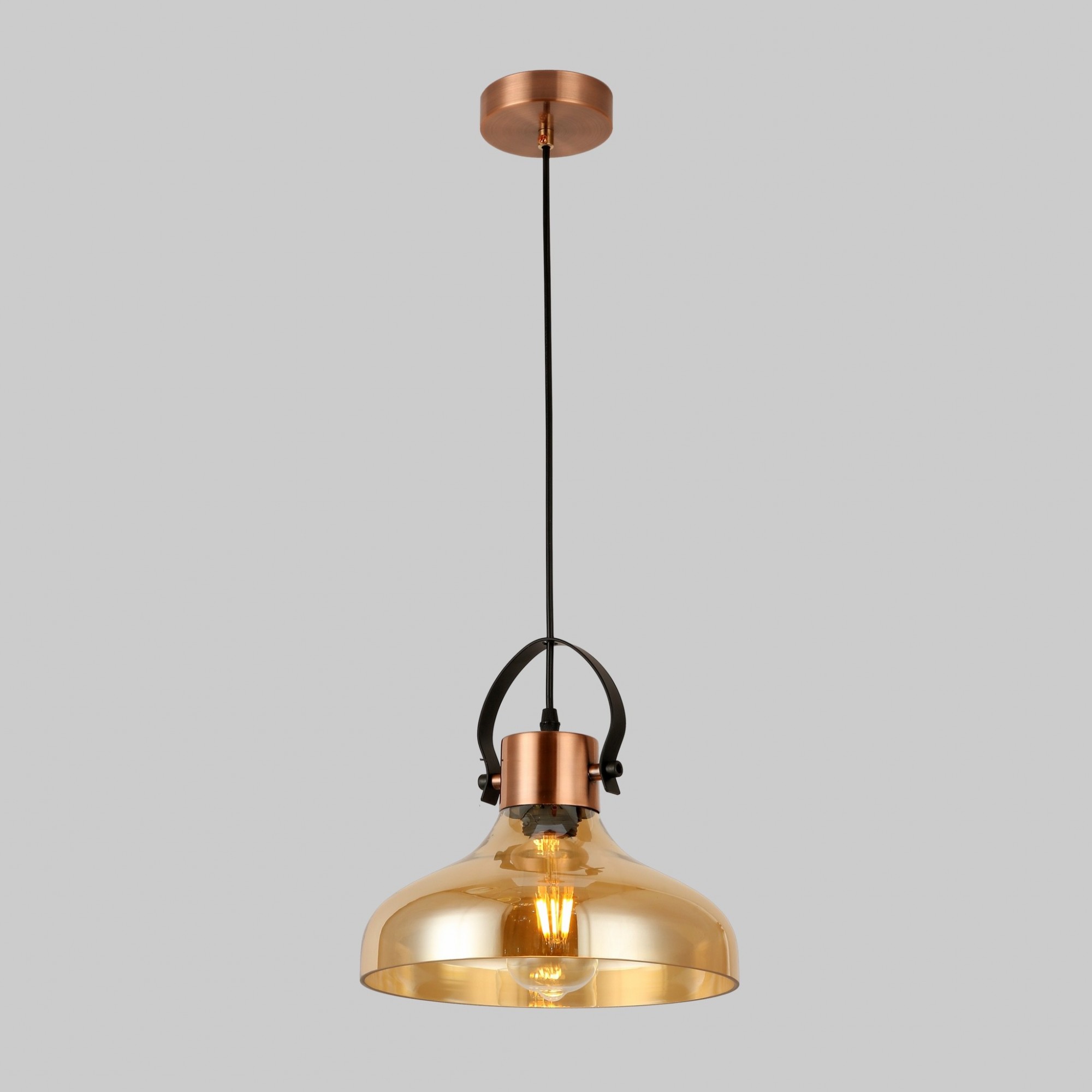 

Люстра LEVISTELLA Glass Bell подвесная кофейная 13 см