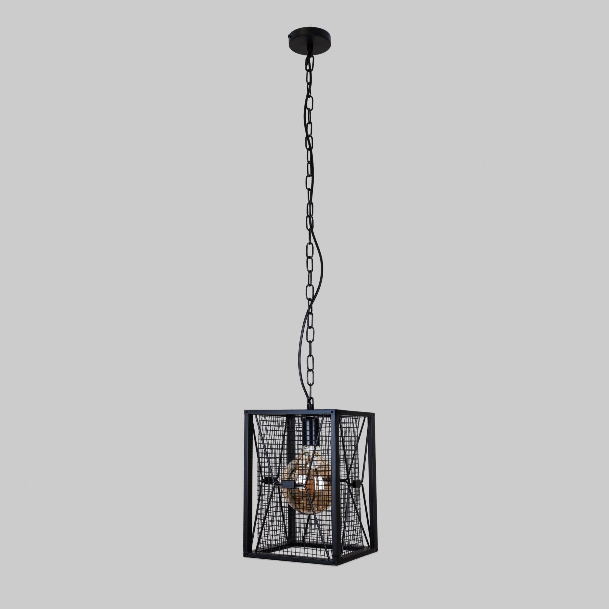 

Люстра LEVISTELLA Cell черная прямоугольная 30 см