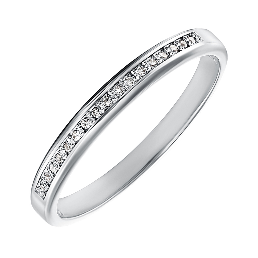 

Обручальное кольцо из белого золота с бриллиантами 000103687 15 размера