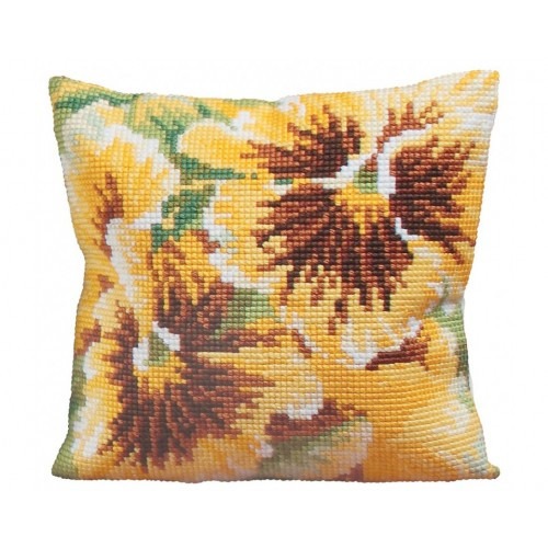 

Подушка для вышивания крестом Collection D'Art 5097 "Sunshine Kisses"