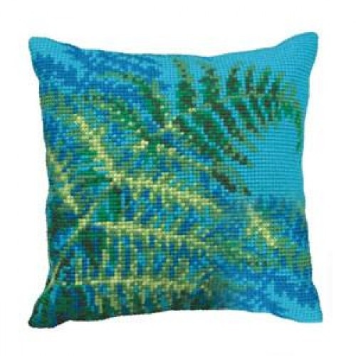 

Подушка для вышивания крестом Collection D'Art 5116 "Ferns"