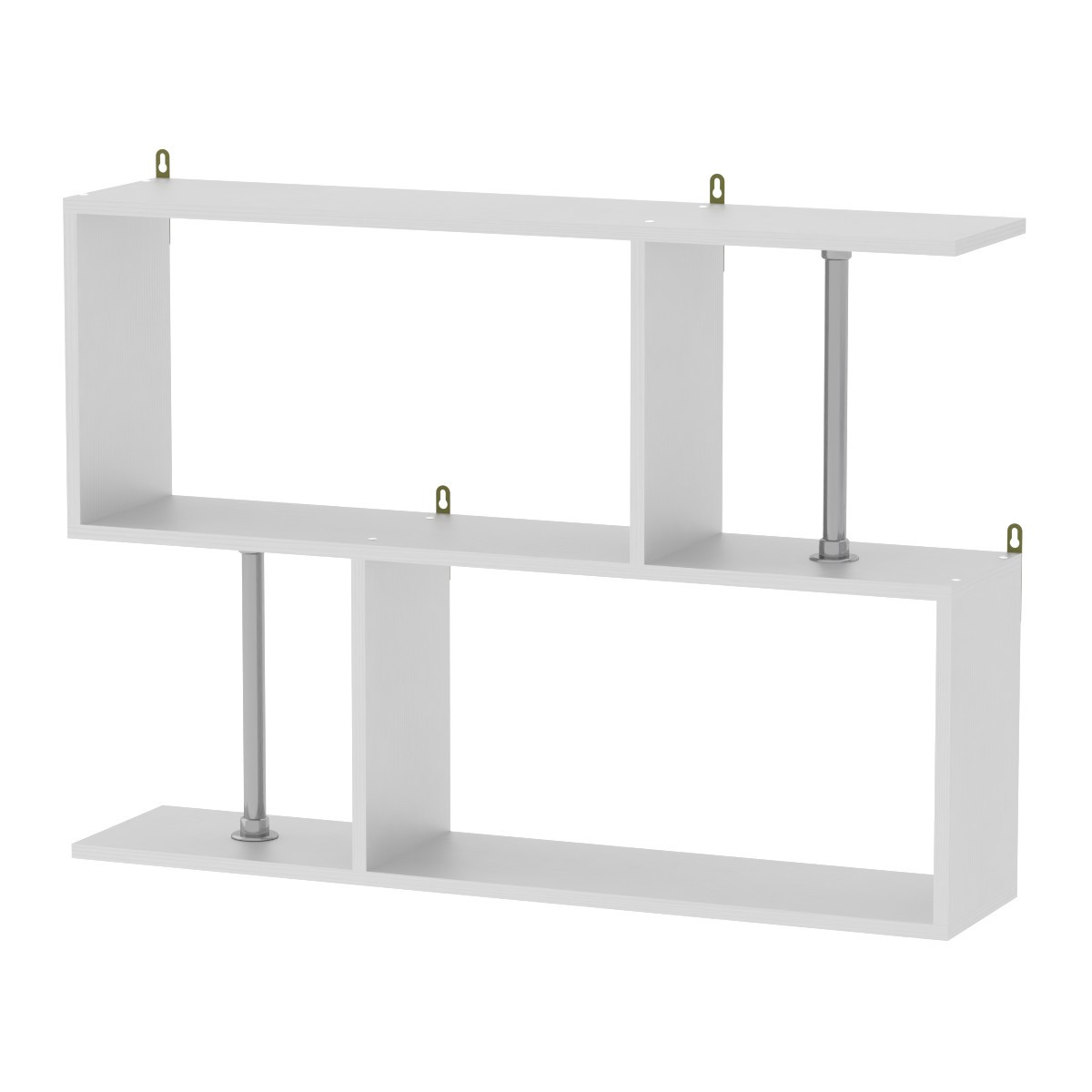 

Полка настенная Компанит П-9 альба (100х22х71,6 см)