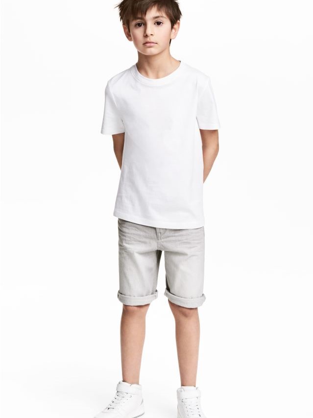 

Шорты джинсовые H&M 060475784 146 см Серые (6666000172426)