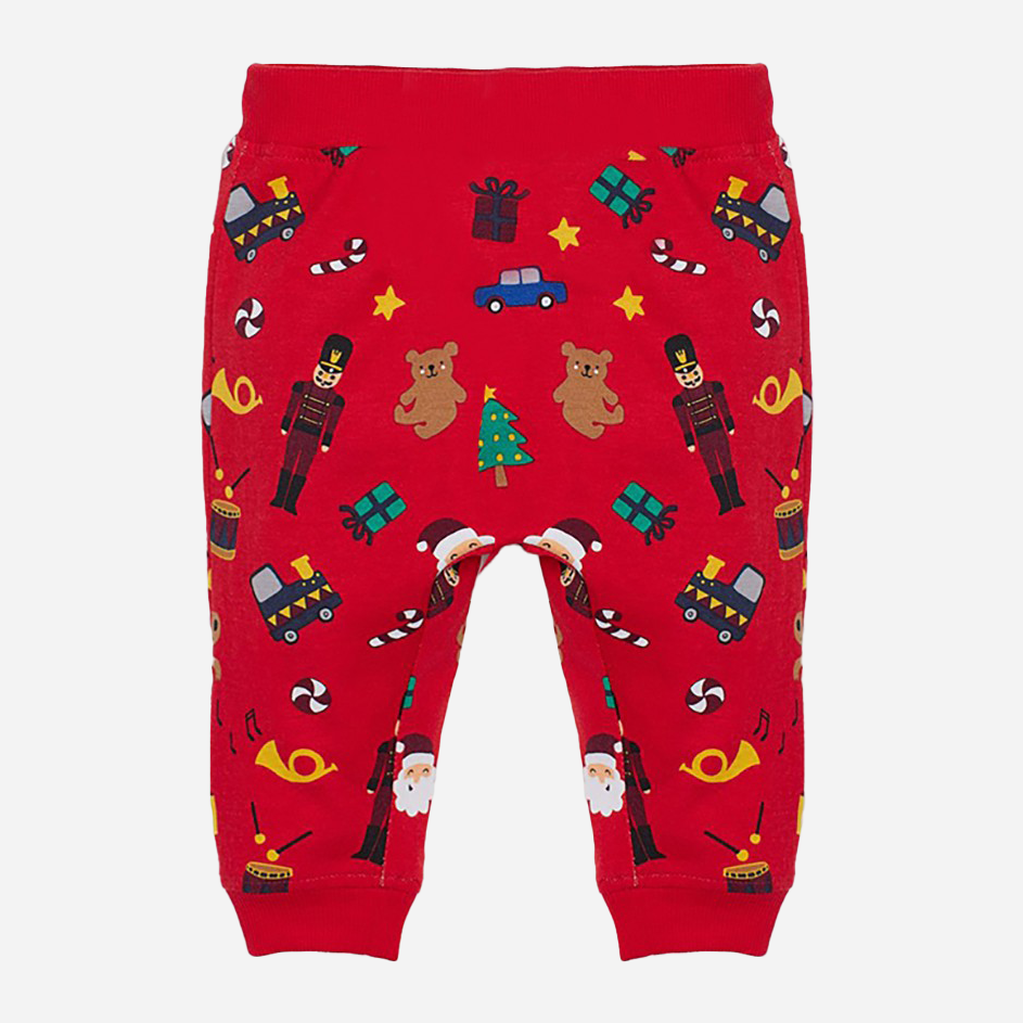 

Штанишки H&M 060780286 74 см Красный/Новый год