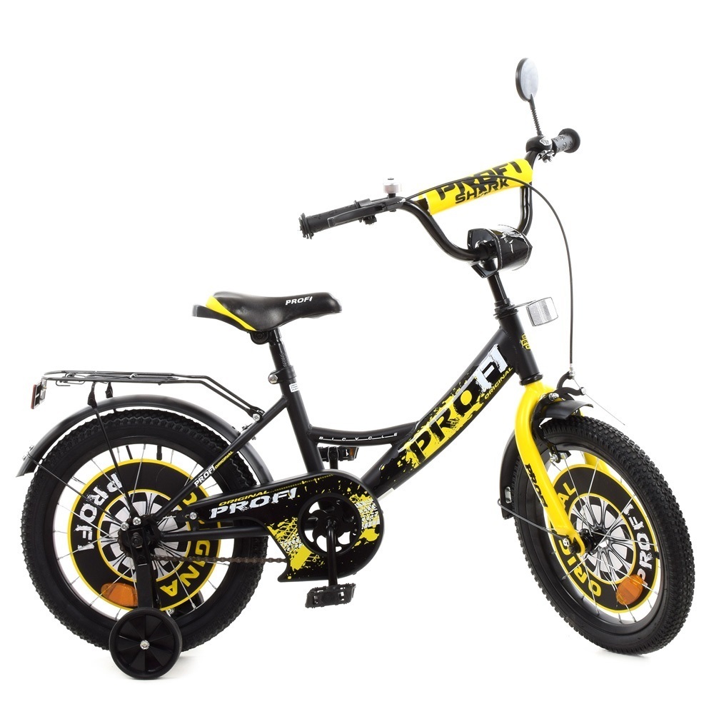 

Велосипед PROFI Original boy New 16" Y1643 Black / Yellow (Y1643)