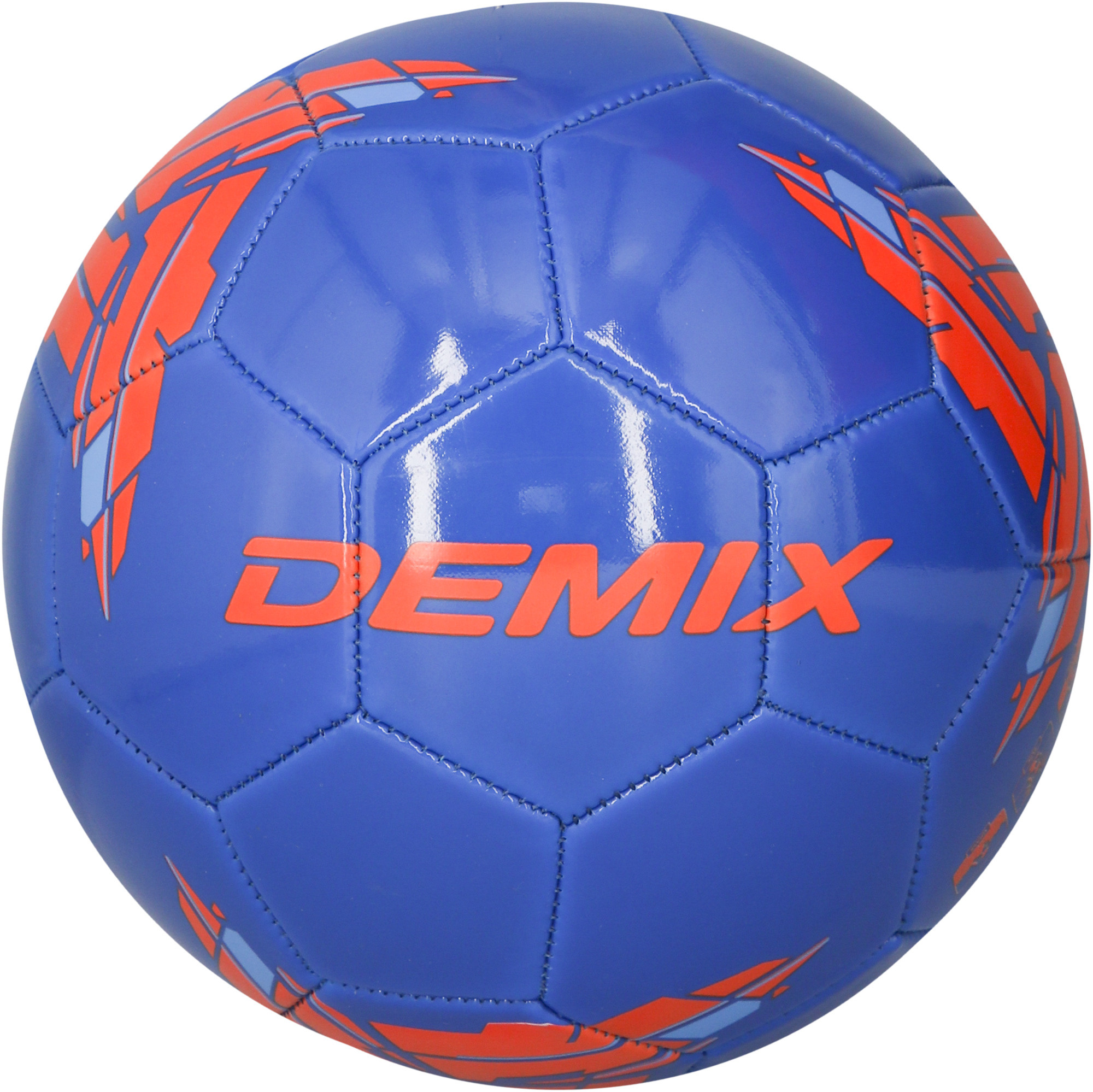 

Мяч футбольный (size 4, 62-64 см окружность) Demix Синий с оранжевым