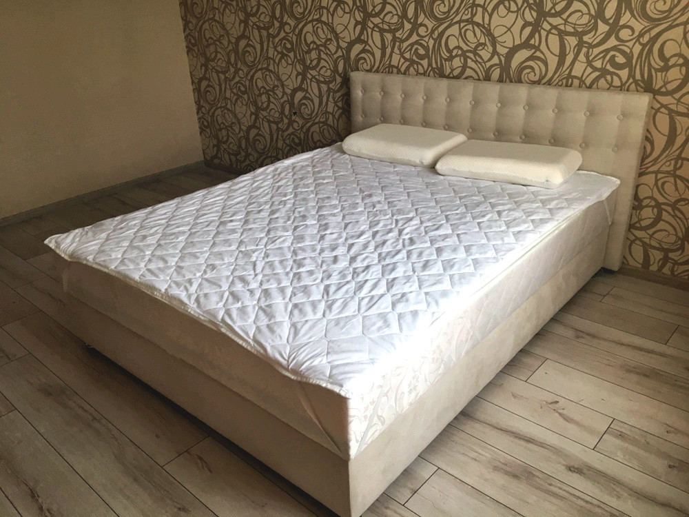 

Кровать Альянс Камила 1,6 в обивке под замш цвета топл. молоко с матрасом и подъёмным механизмом с пуговицами