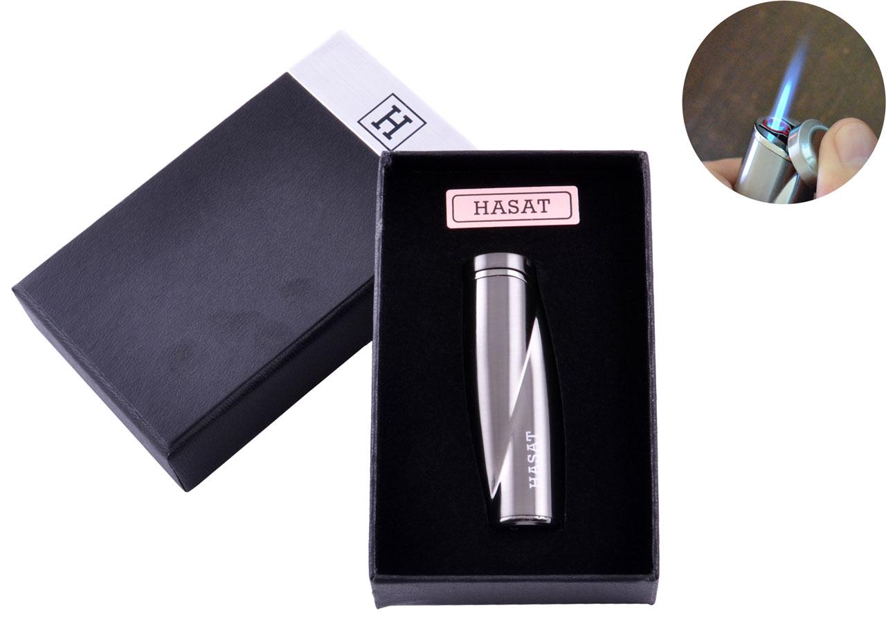 

Зажигалка в подарочной коробке HASAT (Острое пламя) №4313 Black