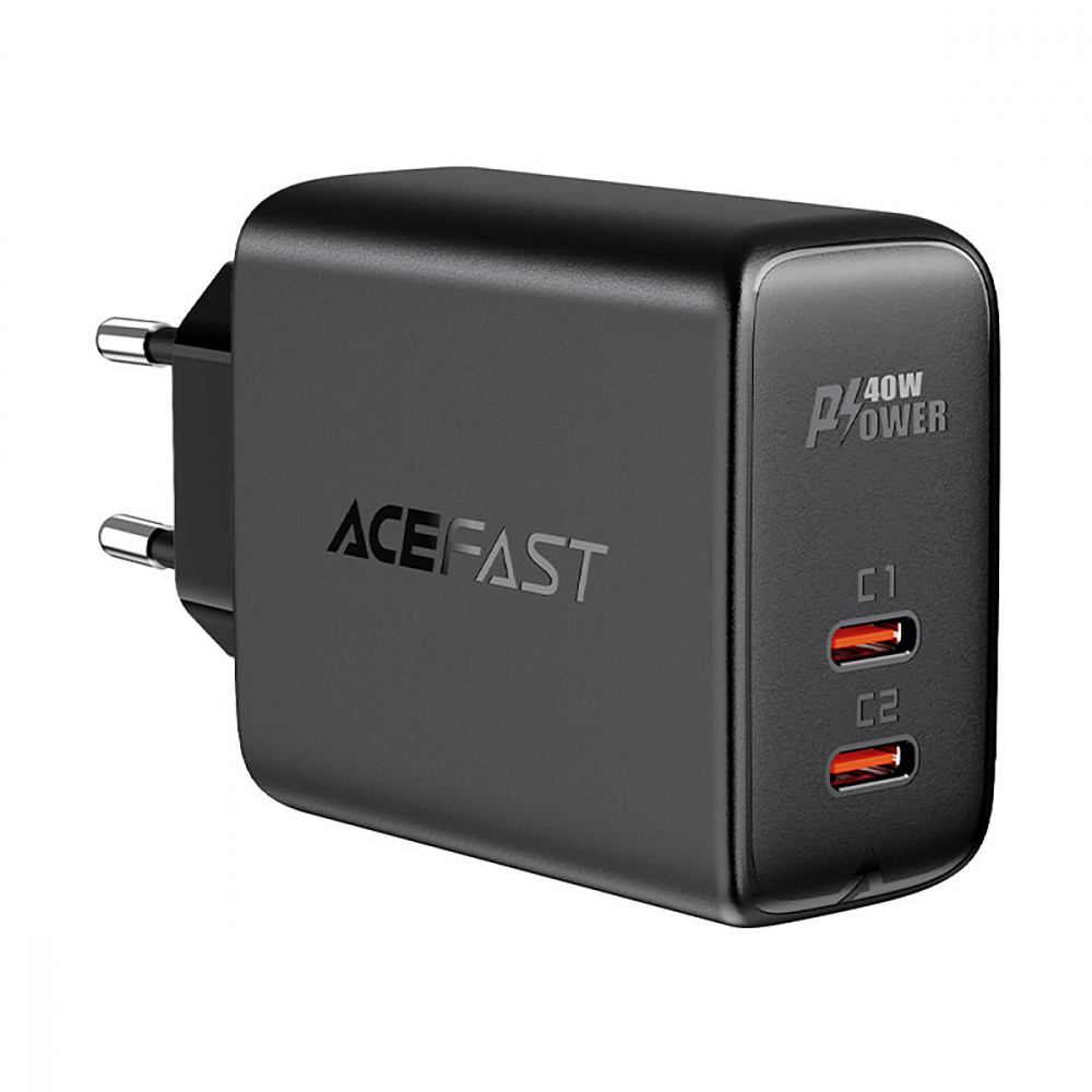 

СЗУ Acefast A9 PD 40W (2 Type-C) black