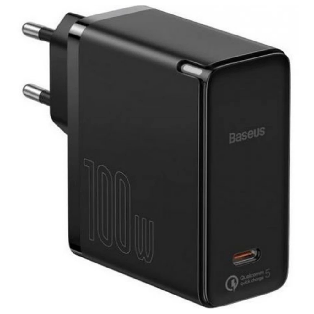 

СЗУ Baseus GaN2 Fast Charger 100W + Cable Type-C to Type-C 100W (1.5m) black