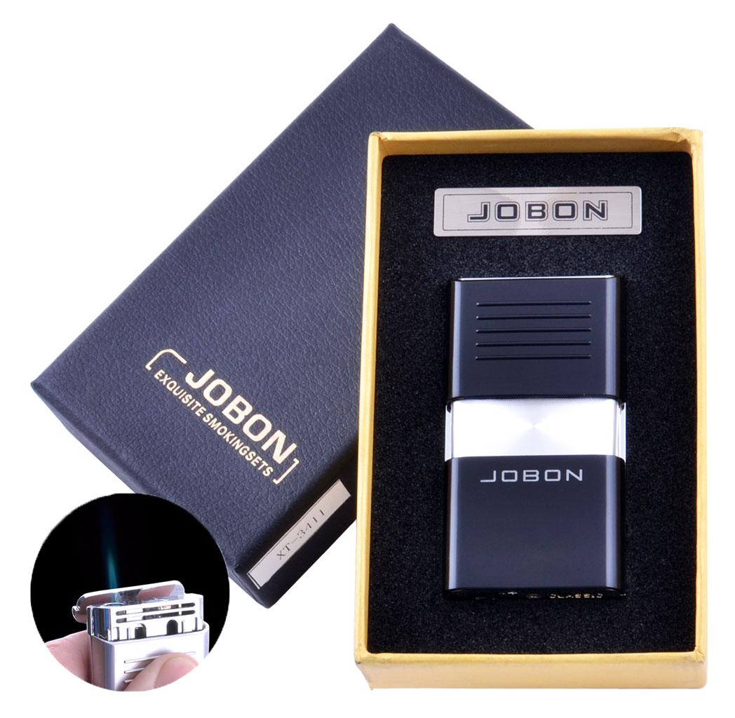 

Зажигалка подарочная Jobon (Острое пламя) №3411 Black