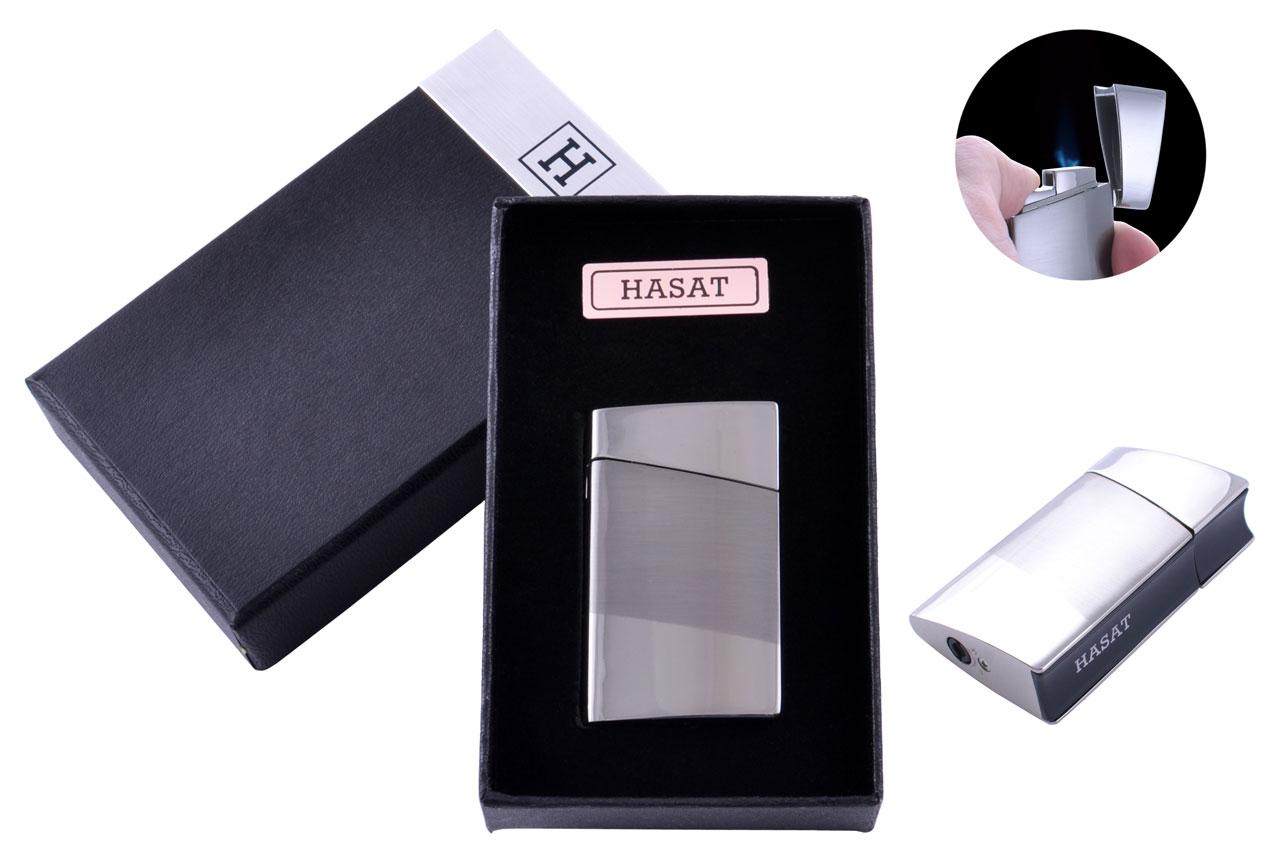 

Зажигалка в подарочной коробке HASAT (Турбо пламя) №4317 Black