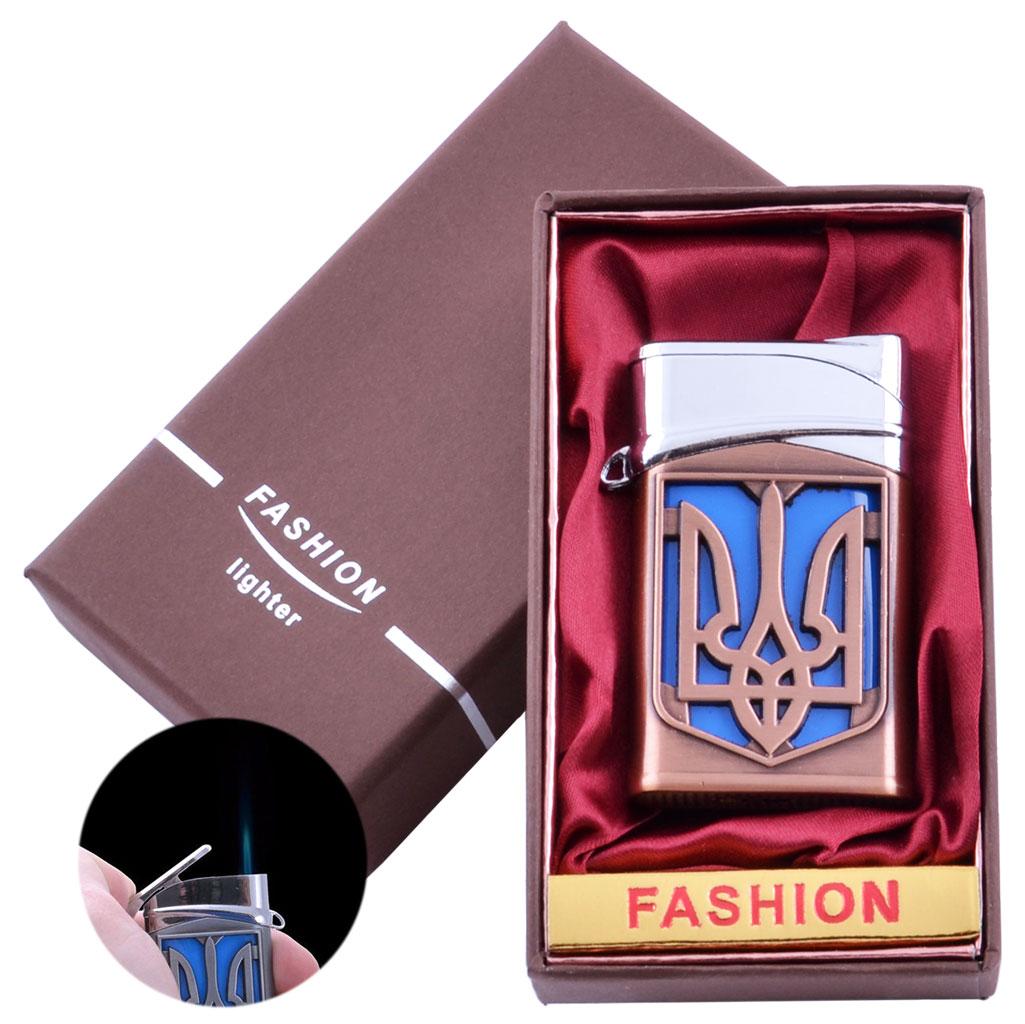 

Зажигалка в подарочной коробке Украина (Острое пламя) №UA-24 Bronze