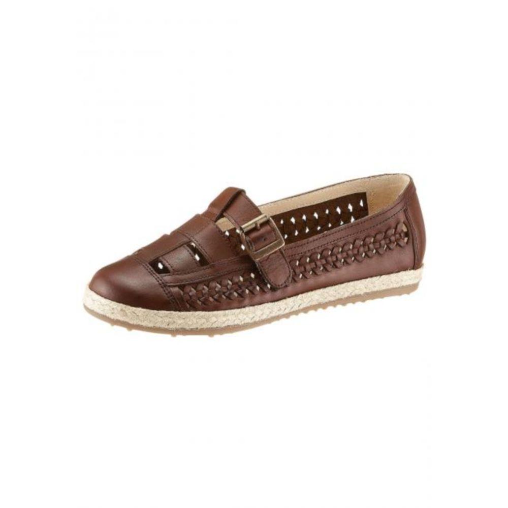 

Слипоны Eddie Bauer Womens Braided Leather Slippers 37 Brown