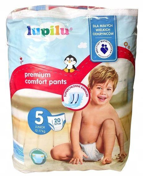 

Подгузники - трусики Lupilu Premium Comfort Pants 5 размер (12-17 кг) 40шт Box (2 уп*20шт)