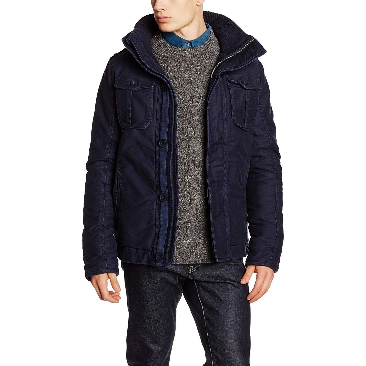 

Зимняя куртка Brandit Mens Kinston Jacket L Navy