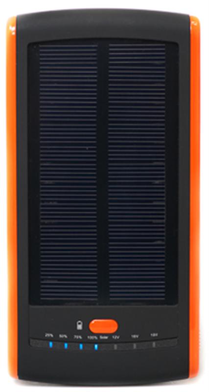 

Универсальная солнечная мобильная батарея PowerPlant PB-S12000 12000mAh Black/Orange