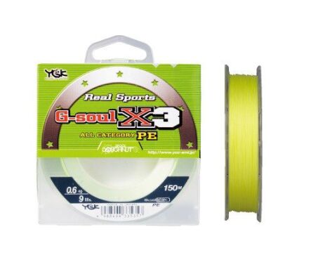 

Шнур YGK G-soul X3 150м #0.8/0.148мм13lb/ 5.9кг