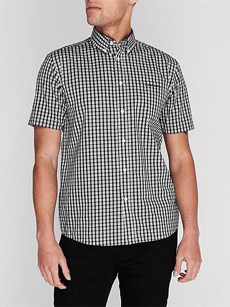 

Рубашка Pierre Cardin 550240-40  Black Check, Рубашка Pierre Cardin 550240-40 L Black Check