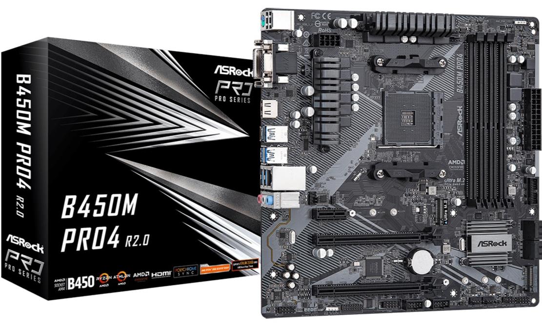 

Материнська плата ASRock B450M PRO4 R2.0