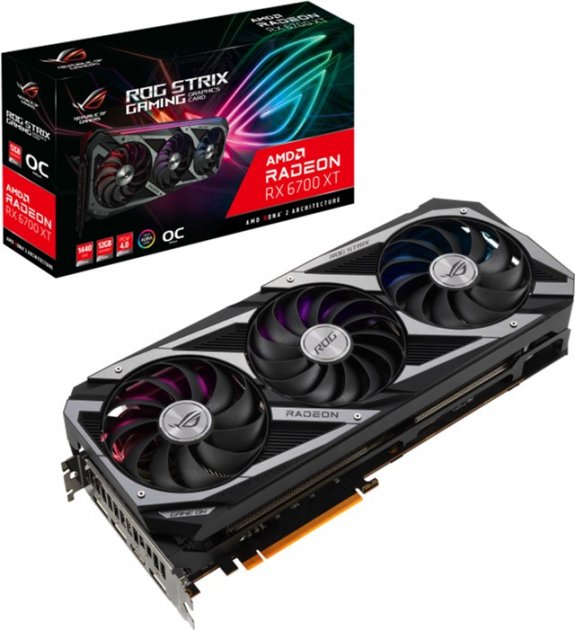 

Відеокарта ASUS Radeon RX 6700 XT 12Gb ROG STRIX OC GAMING (ROG-STRIX-RX6700XT-O12G-GAMING)