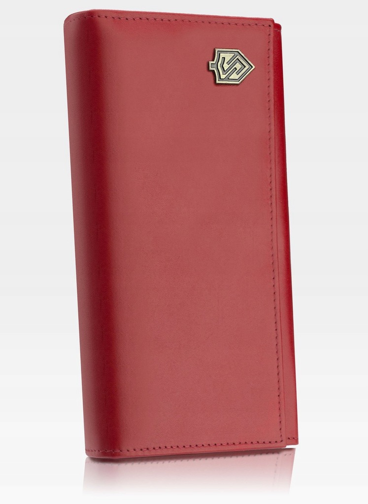 

Женский кожаный кошелёк STEVENS с защитой RFID 10 х 18 х 4 см (Z03-210-R) красный