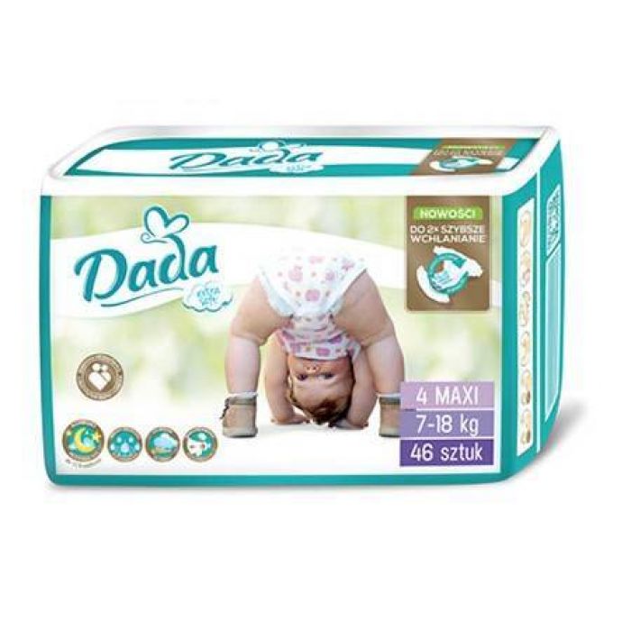 

Подгузники Dada Extra Soft 4 Maxi (7-18 кг), 46 шт