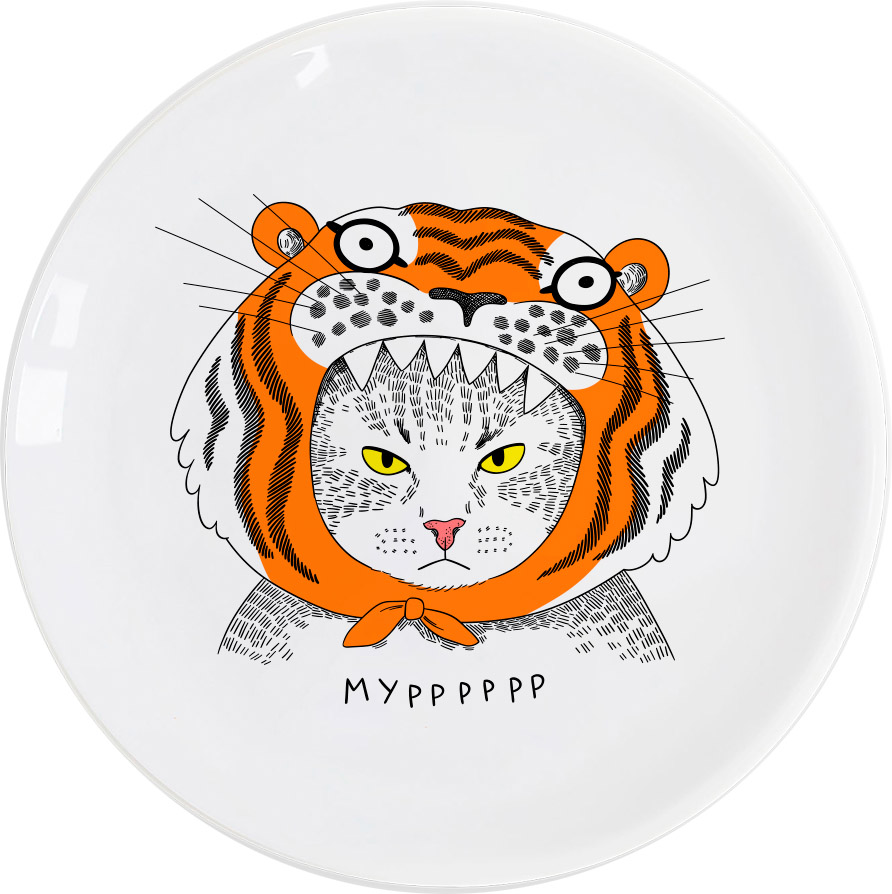 

Тарелка Orner Тигр Мур (orner-1618)