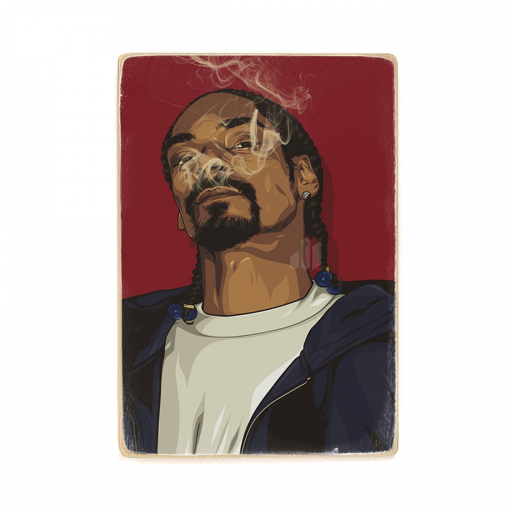 

Деревянный постер Музыка Snoop Dogg smoking. Снуп Догг. хип-хоп. реп А1