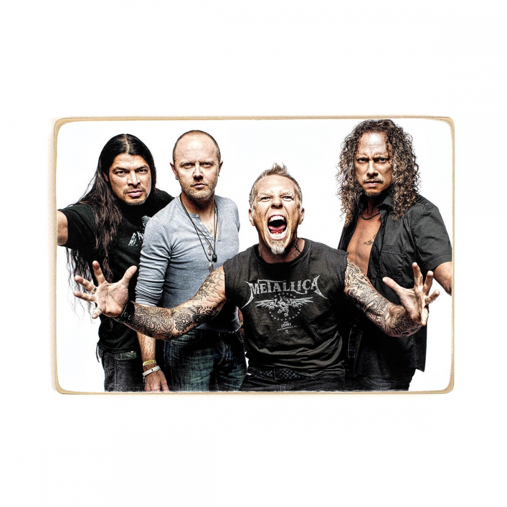 

Деревянный постер Музыка Metallica, Металлика . Состав группы А1