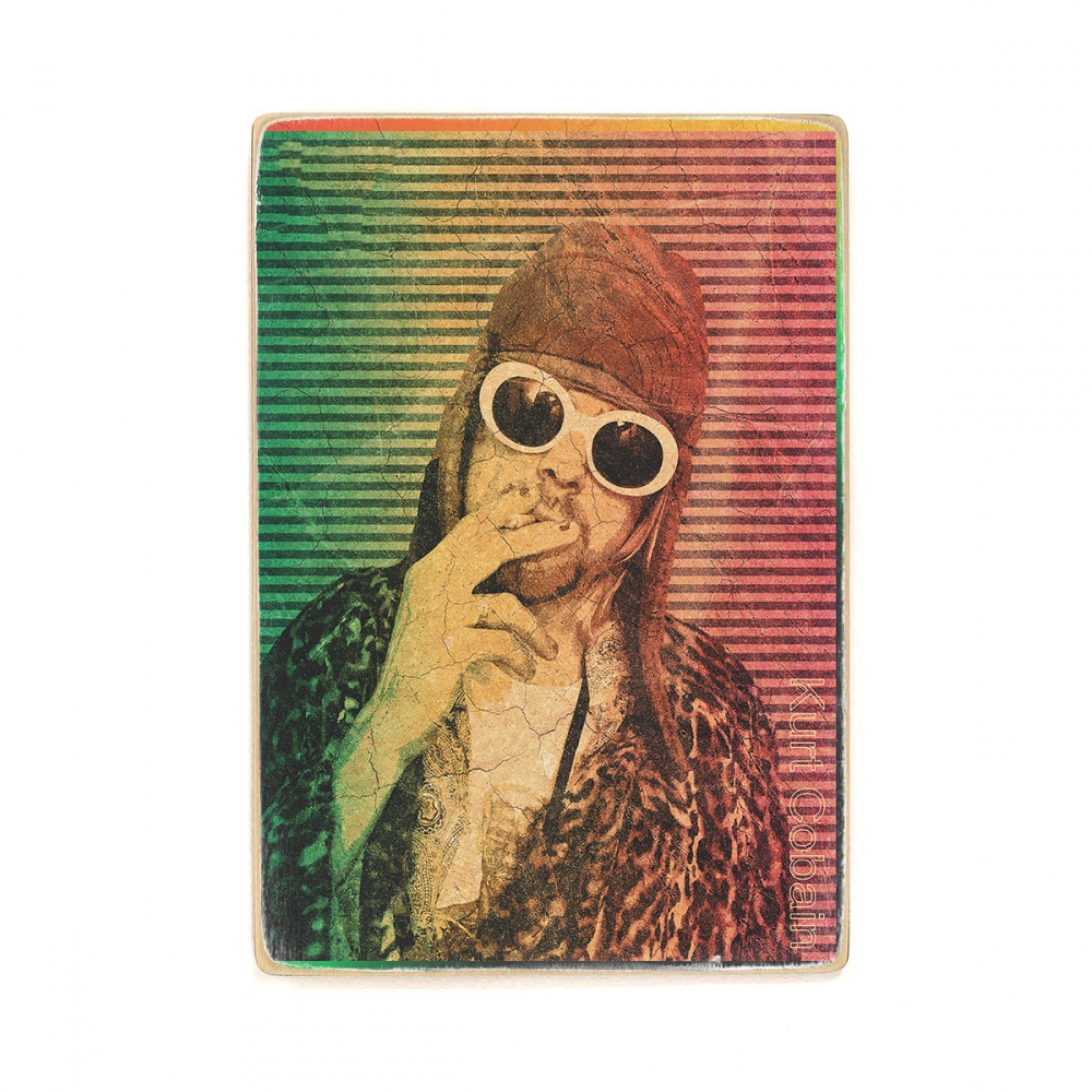 

Деревянный постер Музыка Nirvana. Kurt cobain. Нирвана, Курт кобейн в очках с сигаретой А1