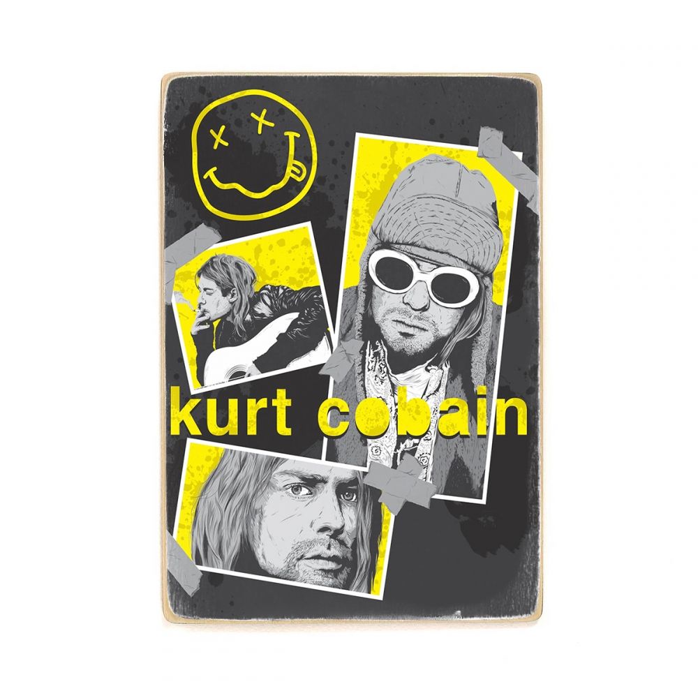 

Деревянный постер Музыка Nirvana. Kurt cobain. Нирвана, Курт кобейн в очках А2