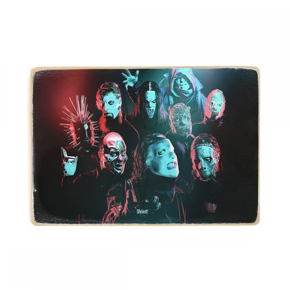 

Деревянный постер Музыка Slipknot. плакат Слипкнот . Нью Метал группа А1