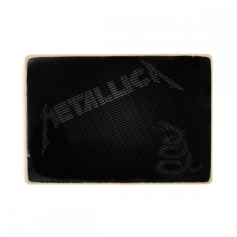 

Деревянный постер Музыка Metallica black album, металлика, черный альбом А2