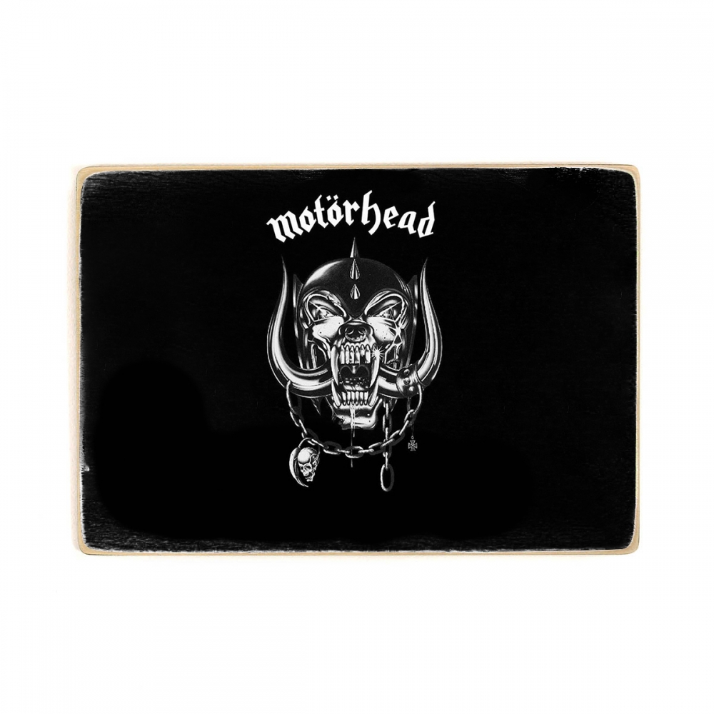 

Деревянный постер Музыка Motorhead - Логотип. Lemmy, моторхед А2