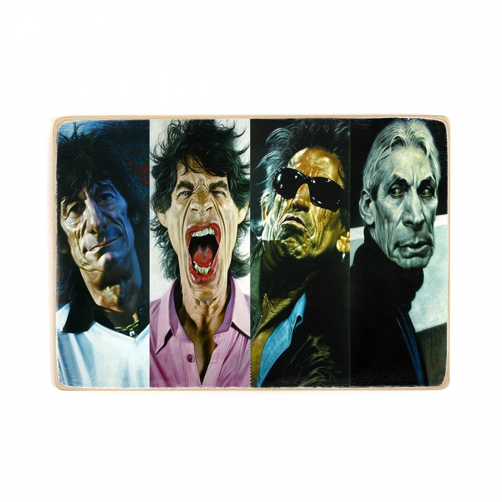 

Деревянный постер Музыка Rolling Stones, Mick Jagger. частники группы. Ролинг стоунз А2