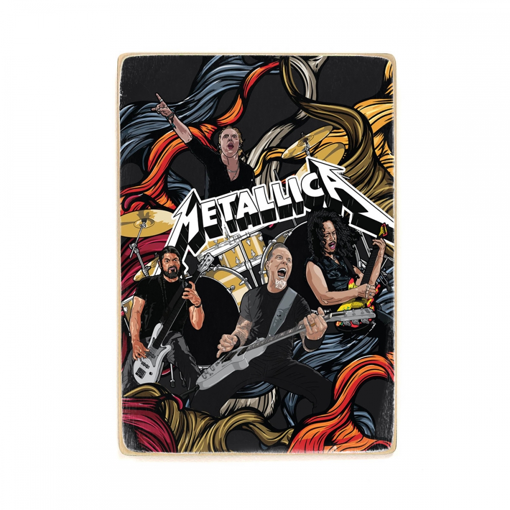 

Деревянный постер Музыка Metallica, Металлика А1