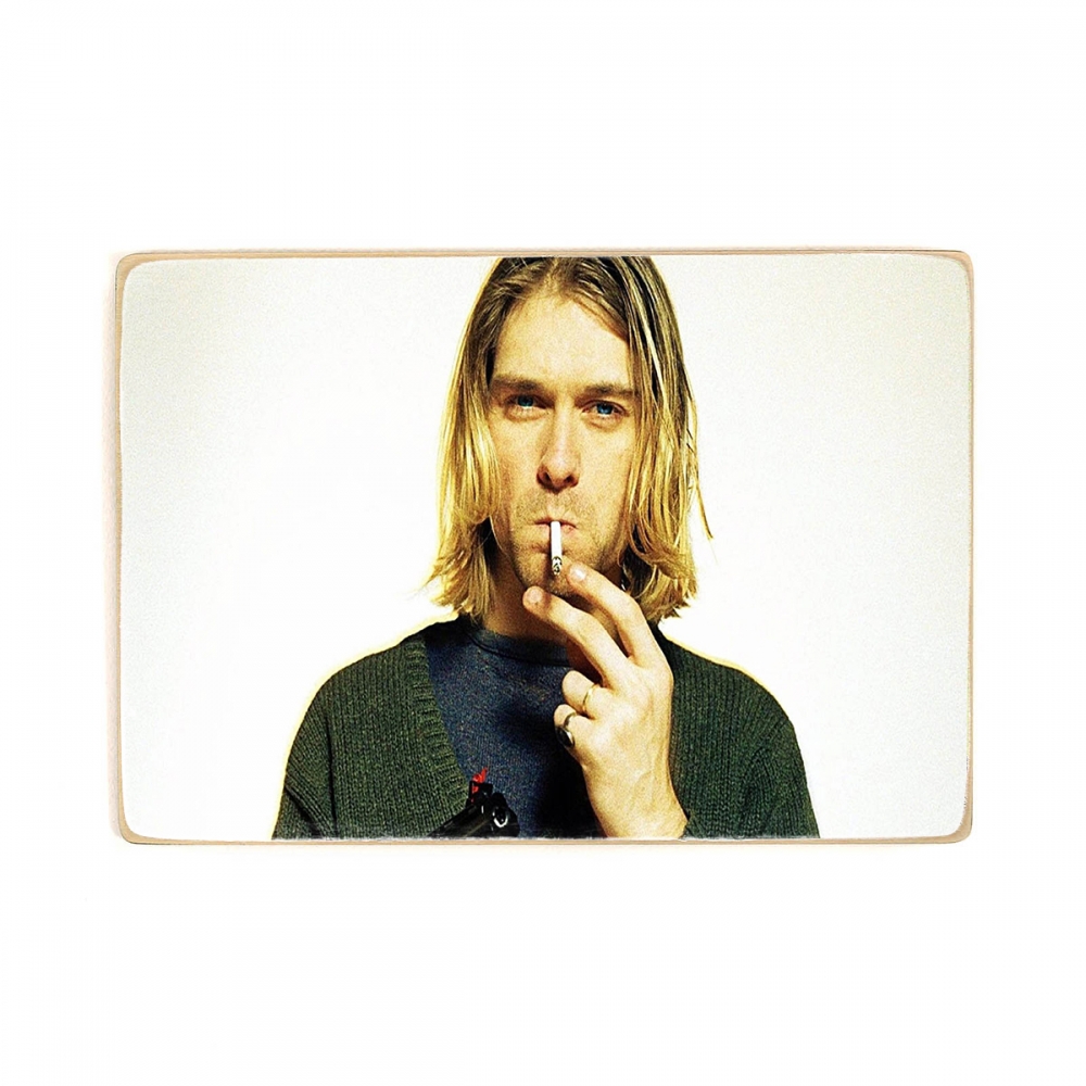 

Деревянный постер Музыка Nirvana. Kurt cobain. Нирвана, Курт кобейн курит А2