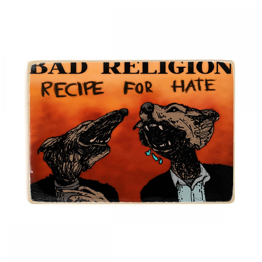 

Деревянный постер Музыка Bad religion. Панки А1