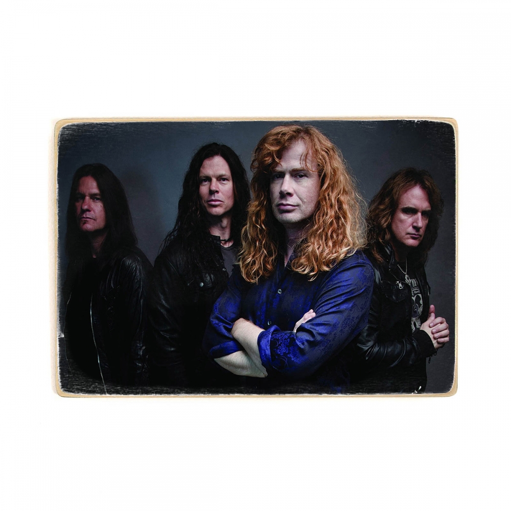 

Деревянный постер Музыка Megadeth. Мегадет. Участники А1